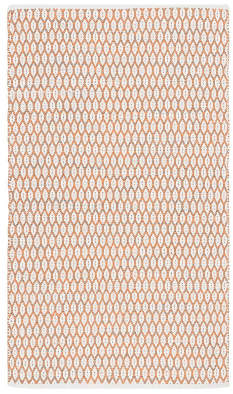 Safavieh Montauk Mtk608D Orange/Ivory Rug.