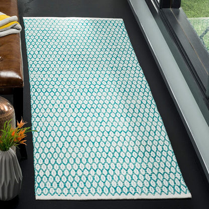 Safavieh Montauk Mtk608H Aqua / Ivory Area Rug