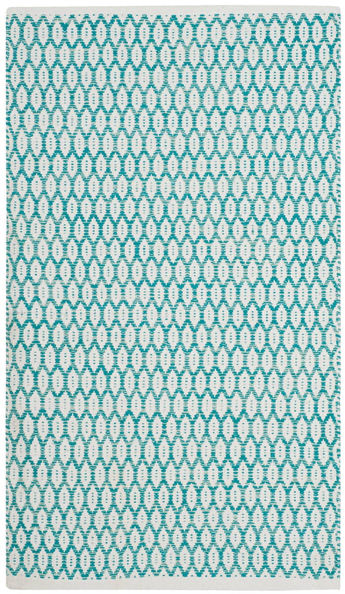 Safavieh Montauk Mtk608H Aqua / Ivory Area Rug