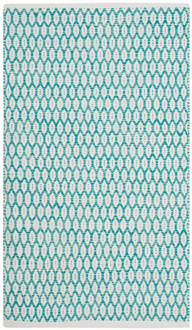 Safavieh Montauk Mtk608H Aqua/Ivory Rug.