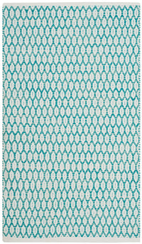 Safavieh Montauk Mtk608H Aqua / Ivory Area Rug