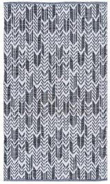 Safavieh Montauk Mtk609A Black / Ivory Rugs.