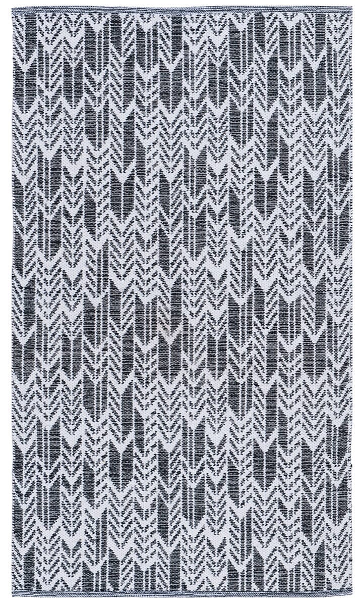 Safavieh Montauk Mtk609A Black / Ivory Geometric Area Rug