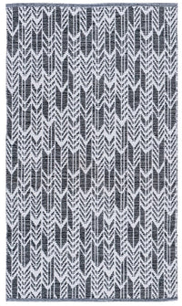 Safavieh Montauk Mtk609A Black / Ivory Geometric Area Rug