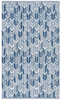 Safavieh Montauk Mtk609C Navy / Ivory Geometric Area Rug