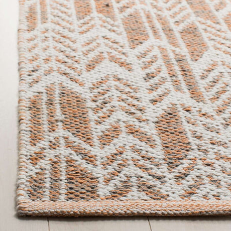 Safavieh Montauk Mtk609D Orange / Ivory Rugs.