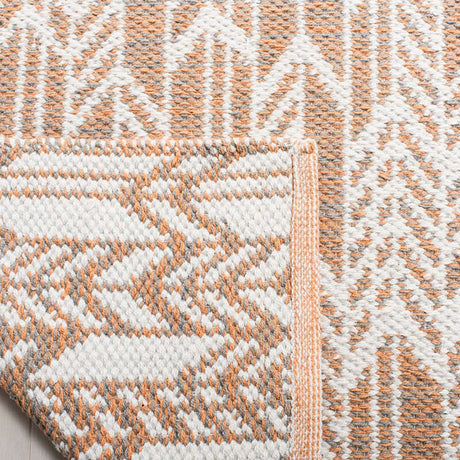 Safavieh Montauk Mtk609D Orange / Ivory Rugs.