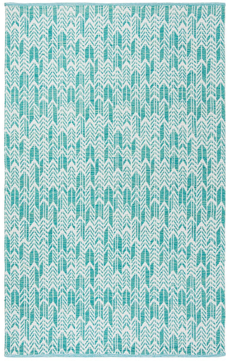 Safavieh Montauk Mtk609H Aqua / Ivory Rugs.