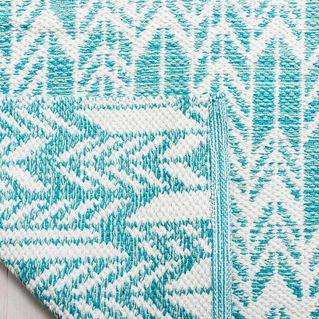 Safavieh Montauk Mtk609H Aqua / Ivory Rugs.