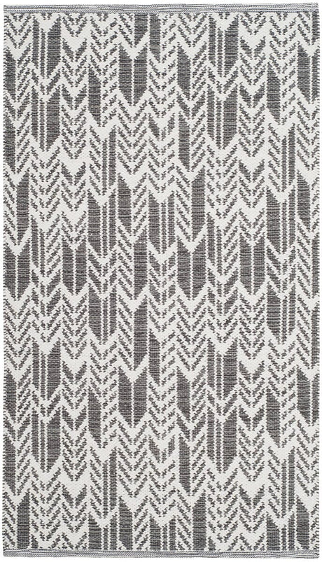 Safavieh Montauk Mtk609J Charcoal / Ivory Rugs.