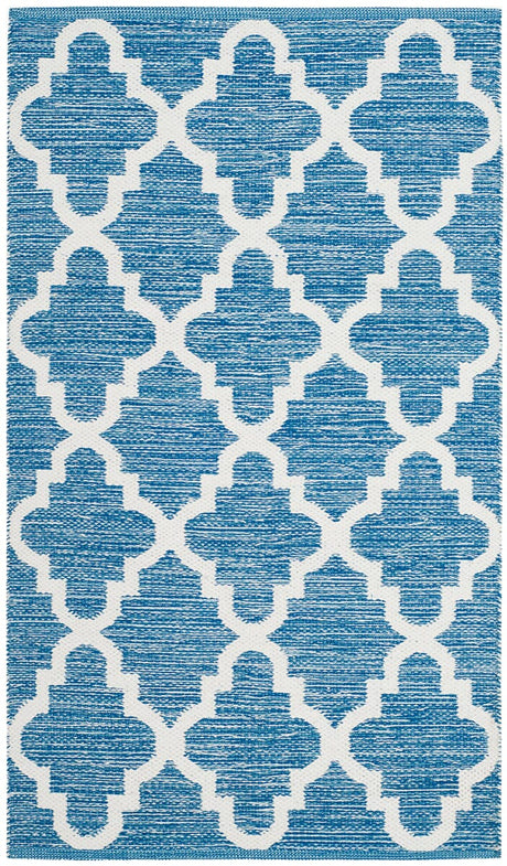 Safavieh Montauk Mtk611B Blue / Ivory Rugs.