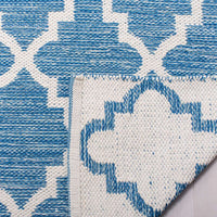 Safavieh Montauk Mtk611B Blue / Ivory Geometric Area Rug