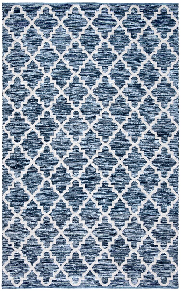 Safavieh Montauk Mtk611C Navy / Ivory Geometric Area Rug