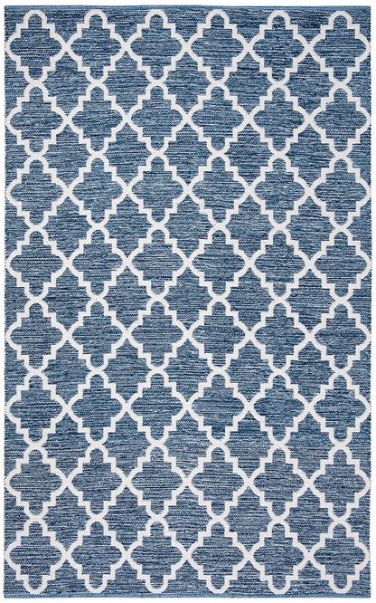 Safavieh Montauk Mtk611C Navy / Ivory Geometric Area Rug