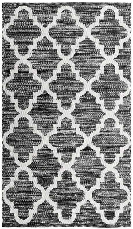 Safavieh Montauk Mtk611J Charcoal / Ivory Rugs.