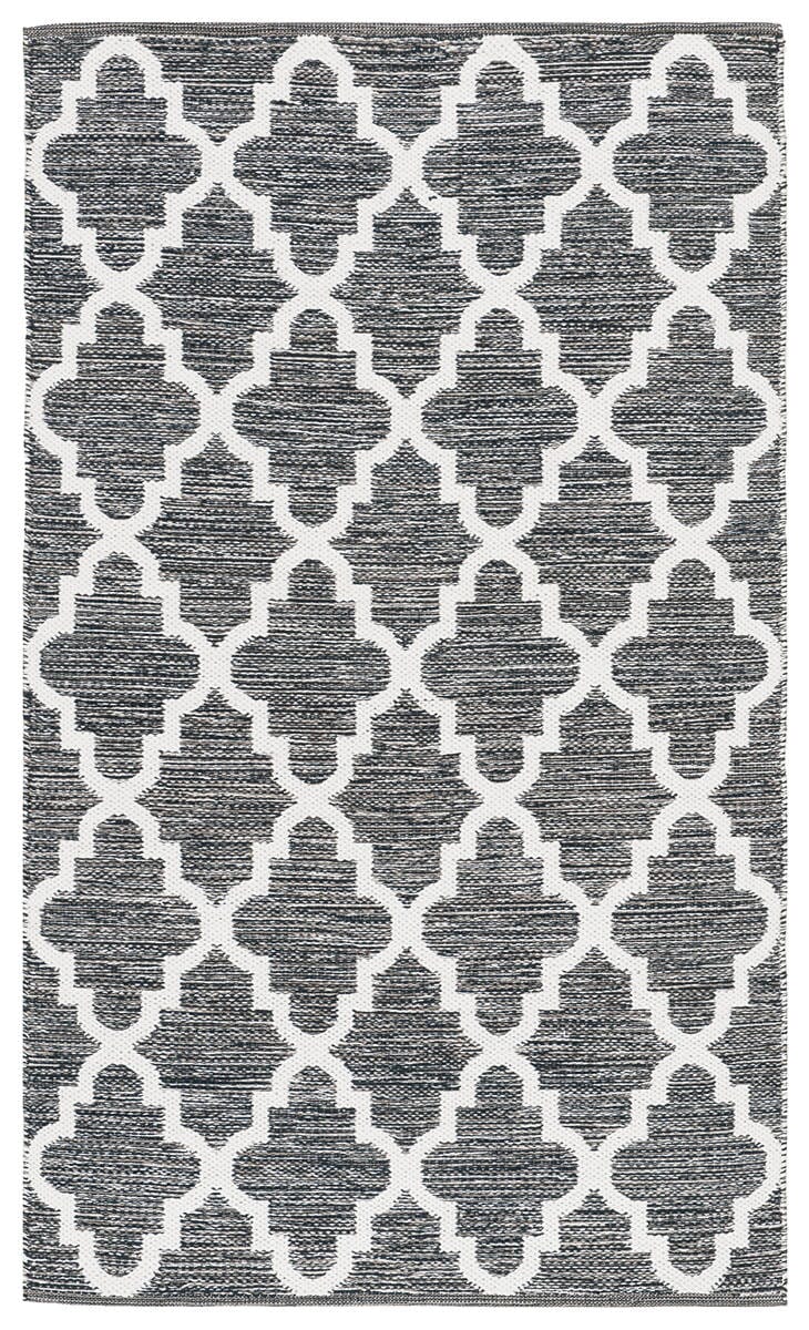 Safavieh Montauk Mtk611J Charcoal / Ivory Rugs.
