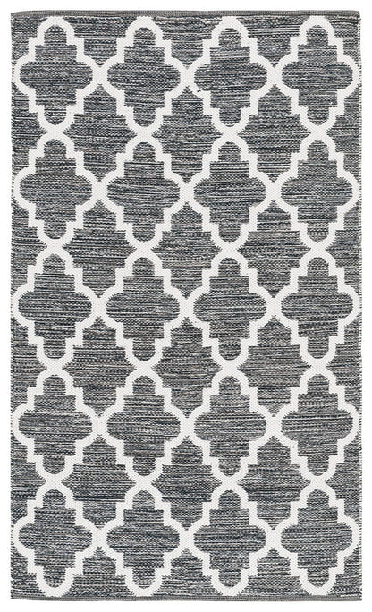 Safavieh Montauk Mtk611J Charcoal / Ivory Geometric Area Rug