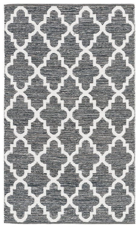 Safavieh Montauk Mtk611J Charcoal / Ivory Rugs.