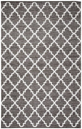 Safavieh Montauk Mtk611J Charcoal / Ivory Rugs.