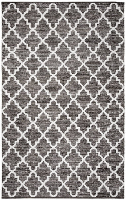 Safavieh Montauk Mtk611J Charcoal / Ivory Geometric Area Rug