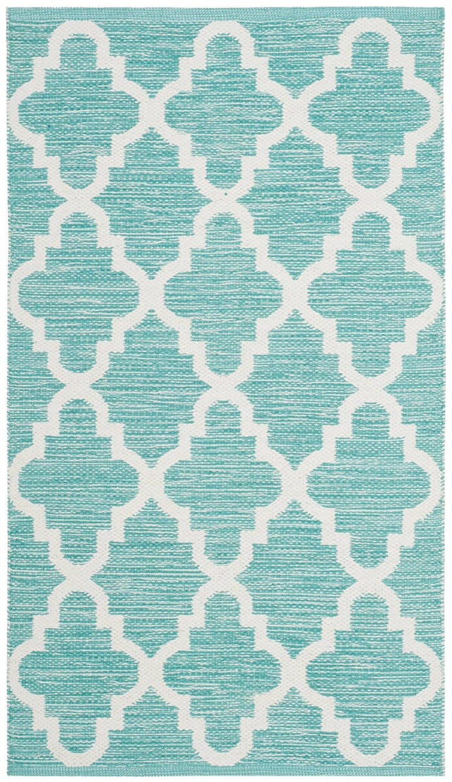 Safavieh Montauk Mtk611Q Mint / Ivory Rugs.