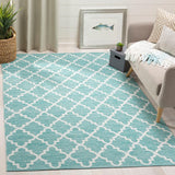 Safavieh Montauk Mtk611Q Mint / Ivory Rugs.