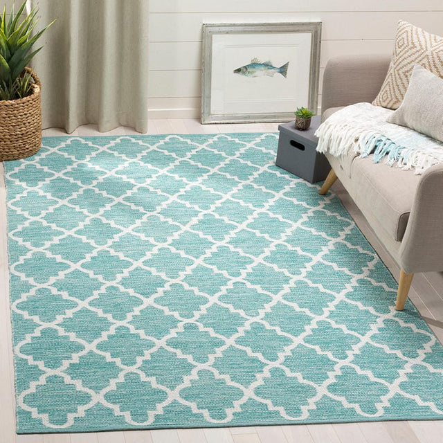 Safavieh Montauk Mtk611Q Mint / Ivory Rugs.