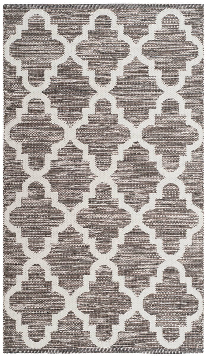 Safavieh Montauk Mtk611R Beige / Ivory Geometric Area Rug