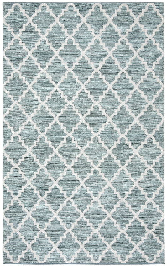 Safavieh Montauk Mtk611T Mint / Ivory Geometric Area Rug