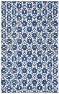 Safavieh Montauk Mtk612C Navy / Ivory Geometric Area Rug