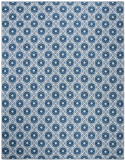 Safavieh Montauk Mtk612C Navy / Ivory Geometric Area Rug