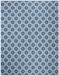 Safavieh Montauk Mtk612C Navy / Ivory Geometric Area Rug