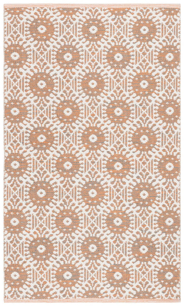 Safavieh Montauk Mtk612D Orange / Ivory Rugs.