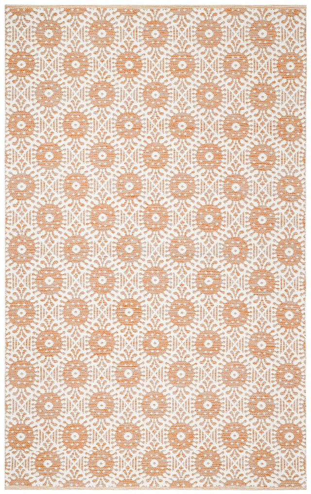 Safavieh Montauk Mtk612D Orange / Ivory Rugs.