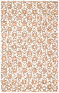 Safavieh Montauk Mtk612D Orange / Ivory Geometric Area Rug