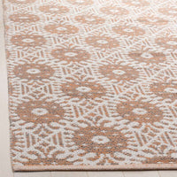 Safavieh Montauk Mtk612D Orange / Ivory Geometric Area Rug