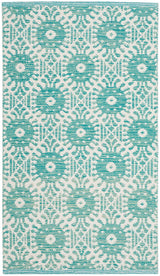 Safavieh Montauk Mtk612H Aqua / Ivory Rugs.