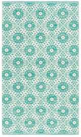 Safavieh Montauk Mtk612H Aqua / Ivory Rugs.
