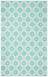 Safavieh Montauk Mtk612H Aqua / Ivory Rugs.