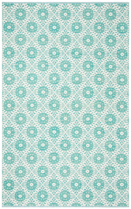 Safavieh Montauk Mtk612H Aqua / Ivory Rugs.