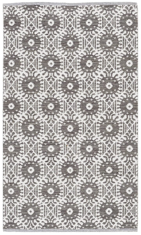 Safavieh Montauk Mtk612J Charcoal / Ivory Rugs.