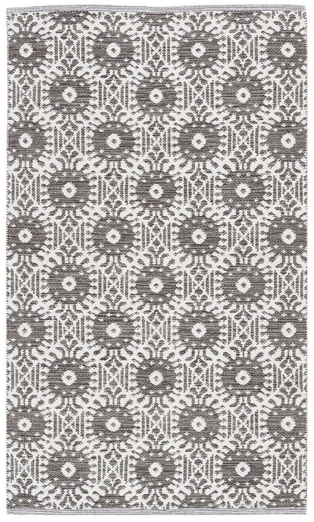 Safavieh Montauk Mtk612J Charcoal / Ivory Rugs.