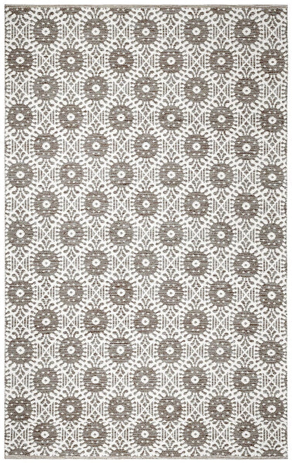 Safavieh Montauk Mtk612J Charcoal / Ivory Geometric Area Rug