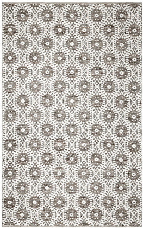 Safavieh Montauk Mtk612J Charcoal / Ivory Rugs.