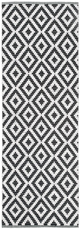 Safavieh Montauk Mtk613A Black / Ivory Geometric Area Rug