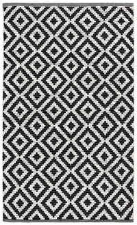 Safavieh Montauk Mtk613A Black / Ivory Geometric Area Rug