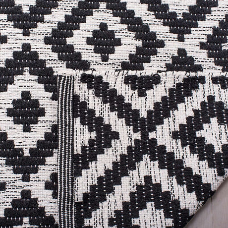 Safavieh Montauk Mtk613A Black / Ivory Rugs.