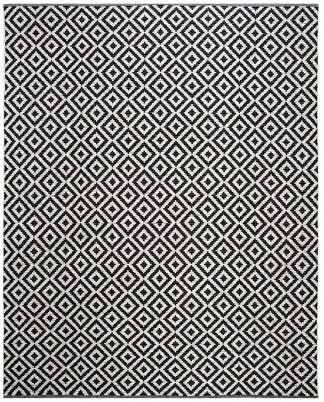 Safavieh Montauk Mtk613A Black / Ivory Rugs.