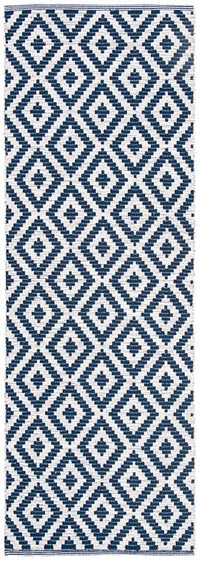 Safavieh Montauk Mtk613C Navy / Ivory Geometric Area Rug