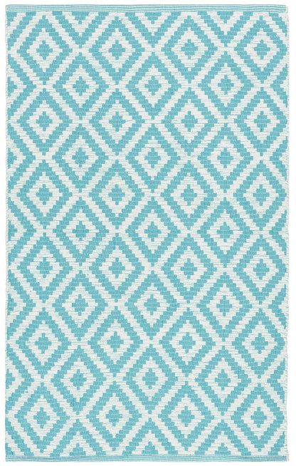 Safavieh Montauk Mtk613L Light Blue / Ivory Geometric Area Rug